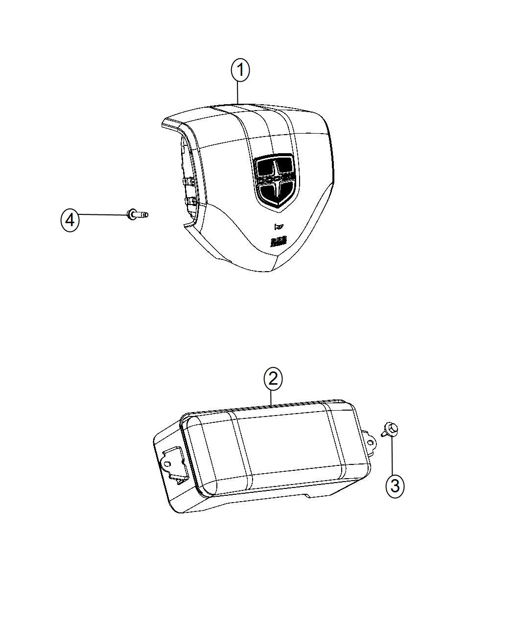 Diagram Air Bags Front. for your 2012 Dodge Challenger   