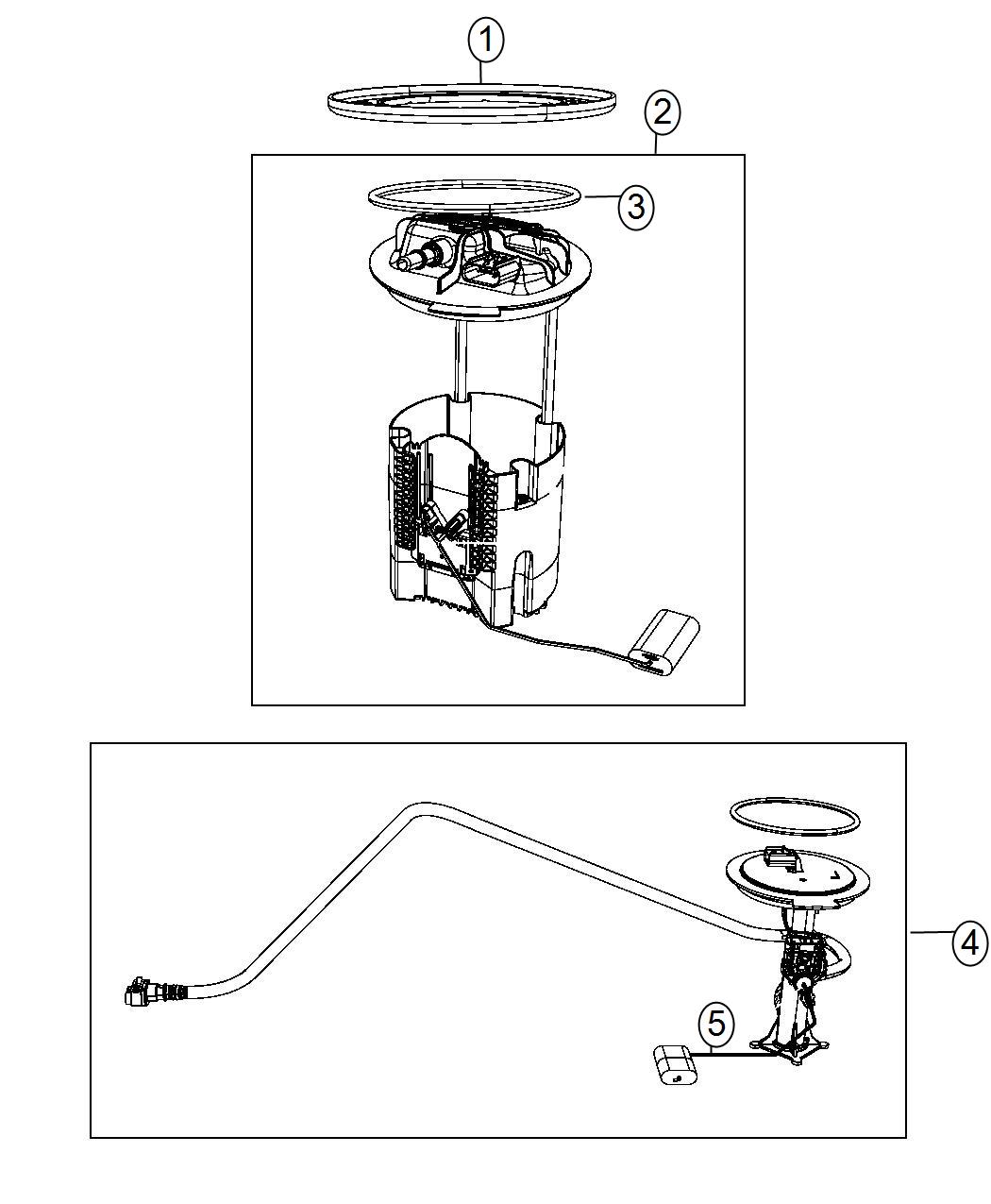 Diagram Fuel Pump and Sending Unit. for your 2008 Jeep Grand Cherokee   