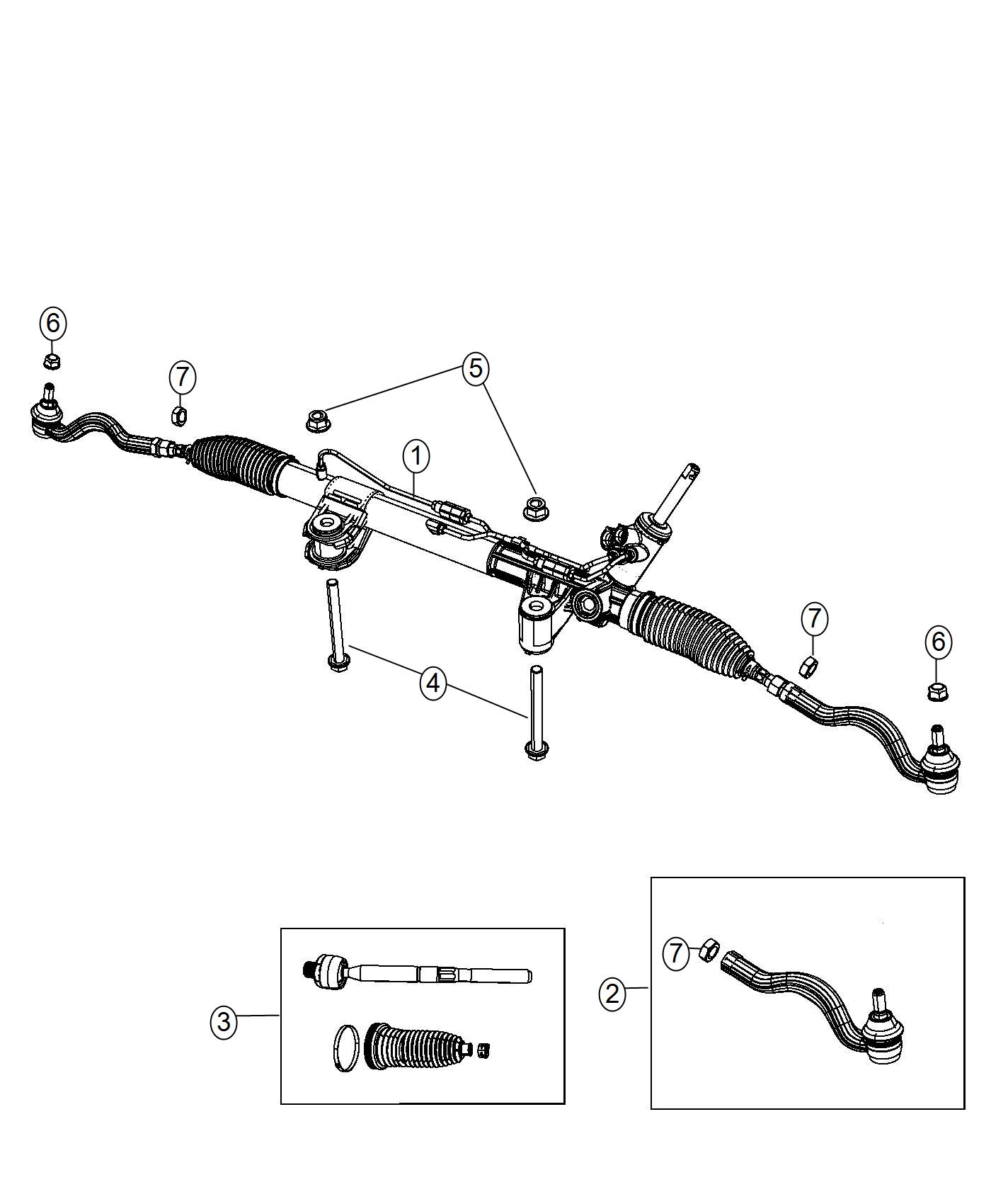 Gear Rack and Pinion. Diagram