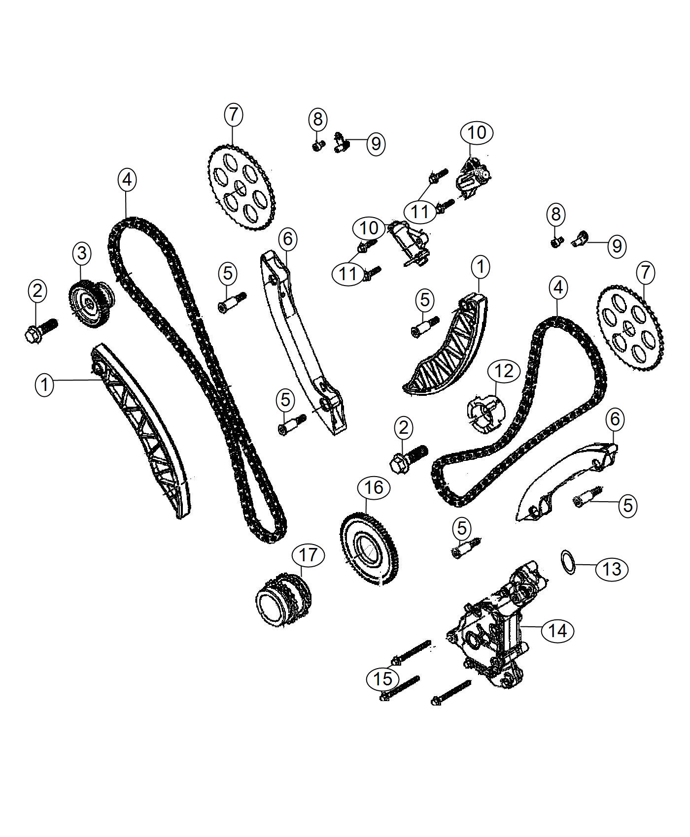 Diagram Timing System 3.0L Diesel [3.0L V6 Turbo Diesel Engine]. for your 1999 Chrysler 300  M 