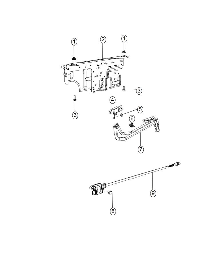 Diagram Differential Exhaust Pressure System. for your 2014 Ram C/V   