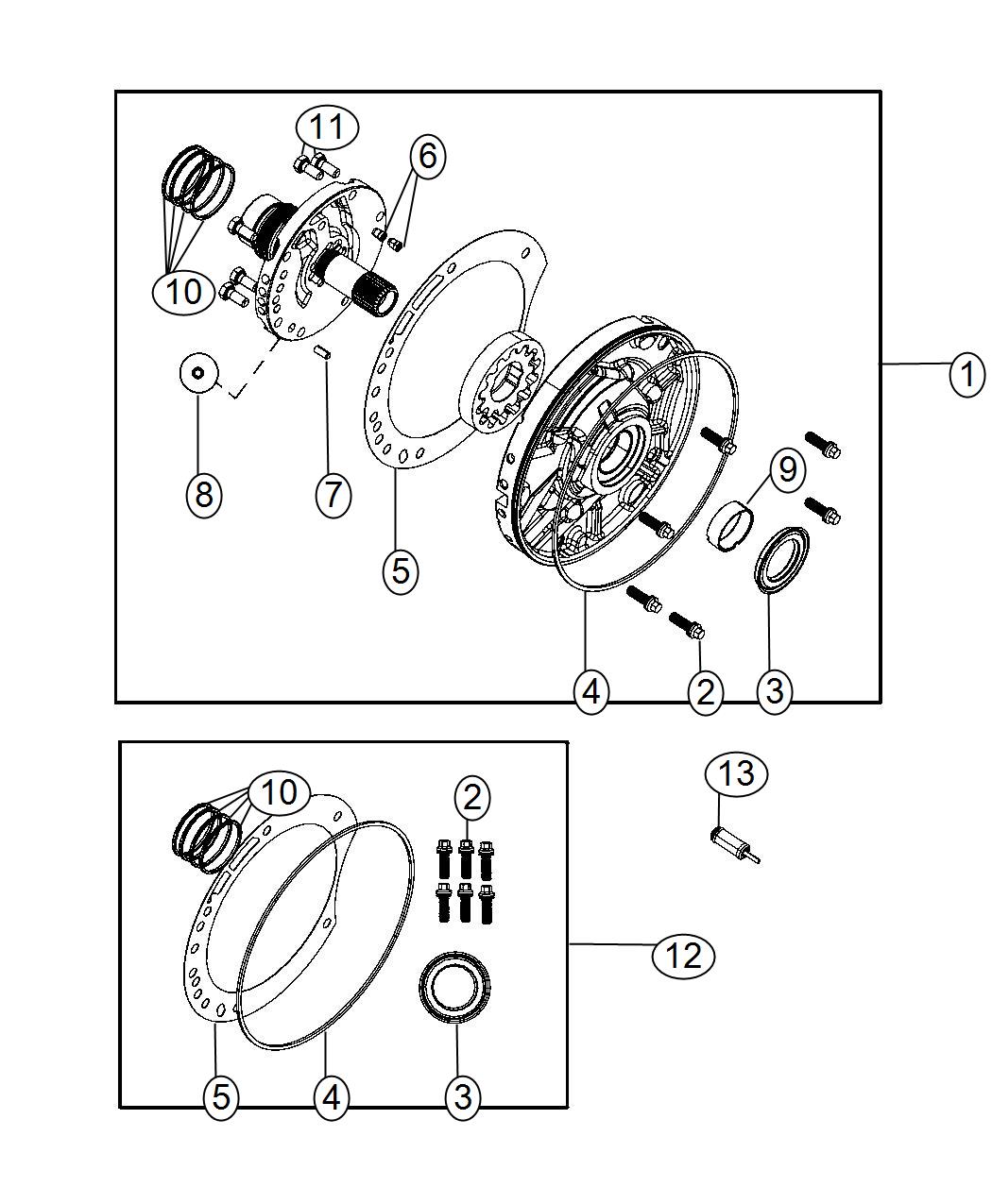 Diagram Oil Pump. for your 2014 Dodge Journey  R/T RALLYE 