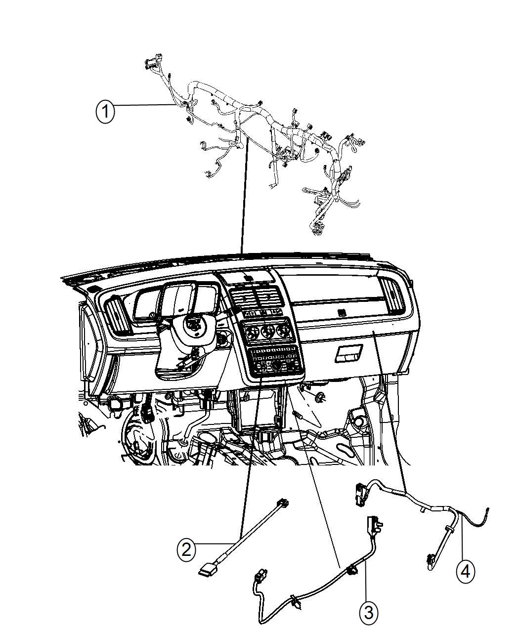 Diagram Wiring Instrument Panel. for your 2020 Dodge Durango   