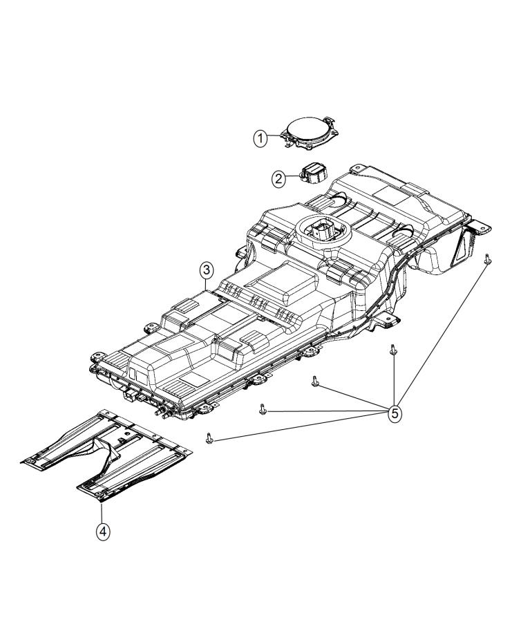 Diagram Battery Pack. for your Fiat 500E  