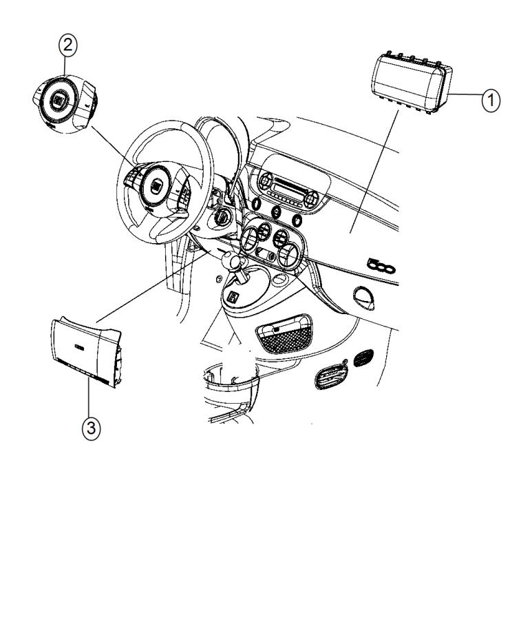 Full size assembly image of Air Bags Front. (1/1)