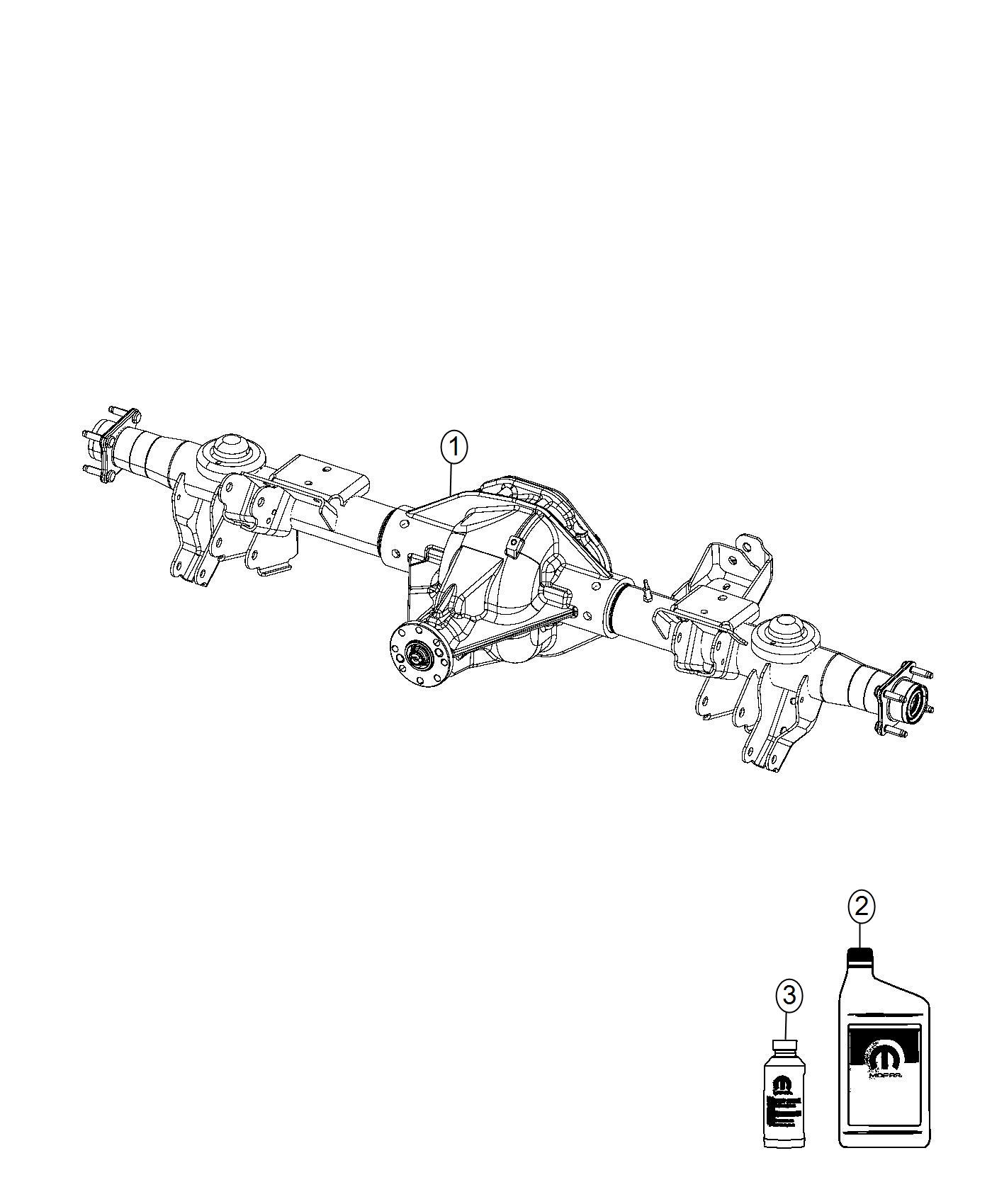 Axle Assembly. Diagram