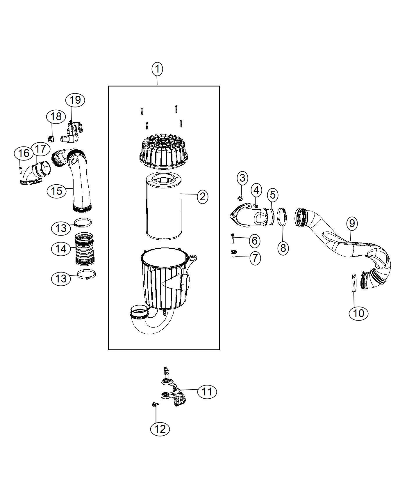 Air Cleaner. Diagram