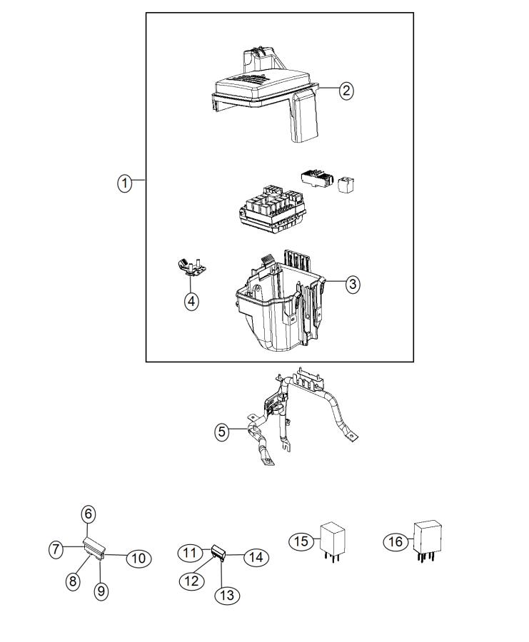 Power Distribution Center. Diagram