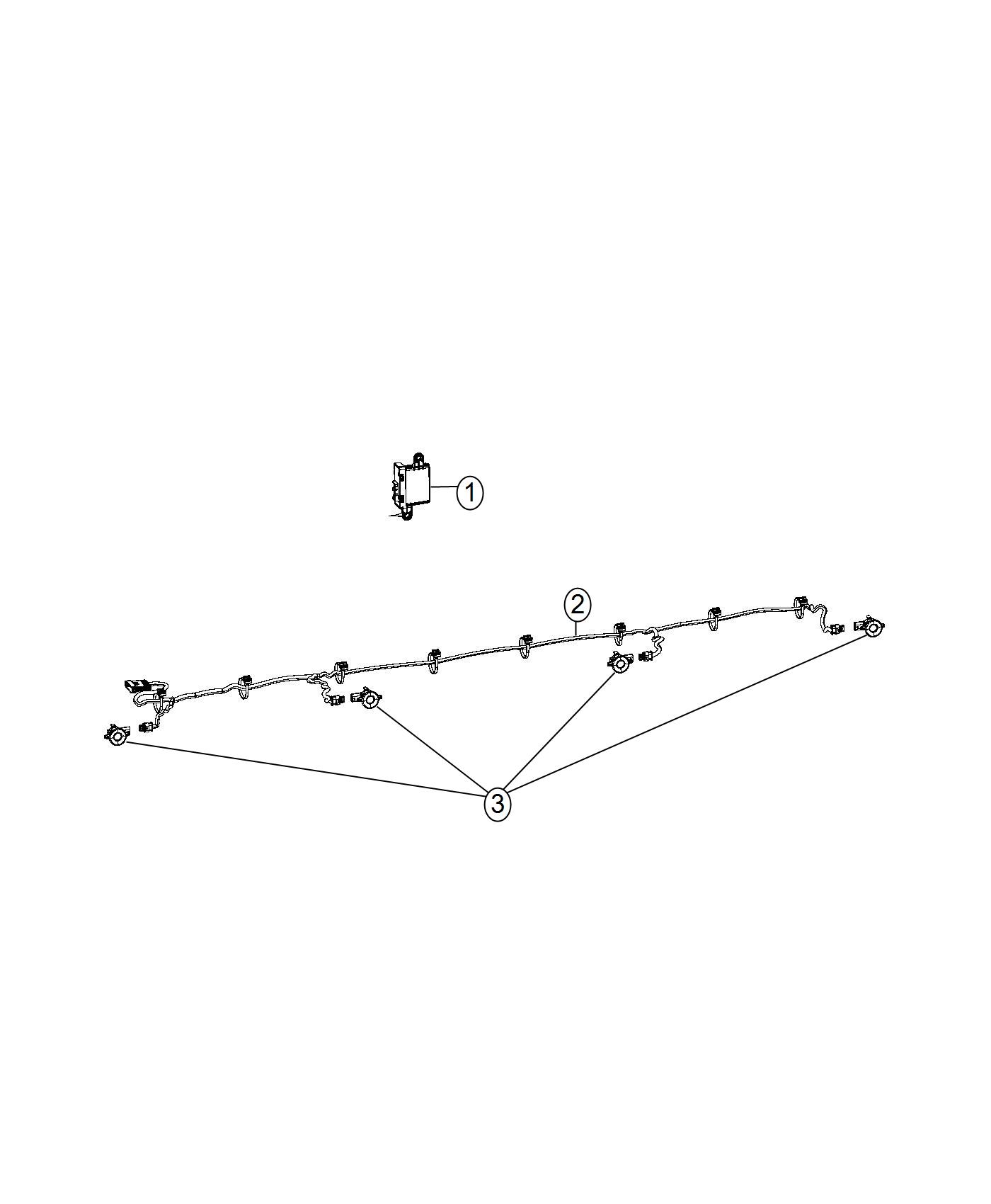 Diagram Park Assist. for your Ram