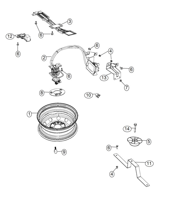 Wheel Spare. Diagram