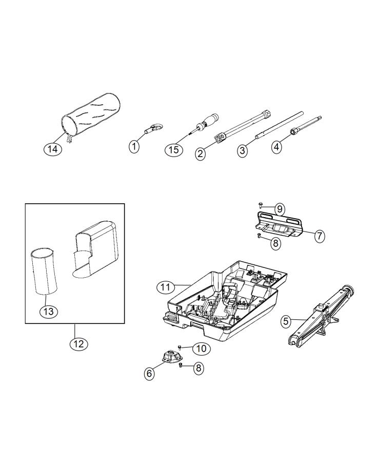 Diagram Jack Assembly. for your Chrysler 300  M