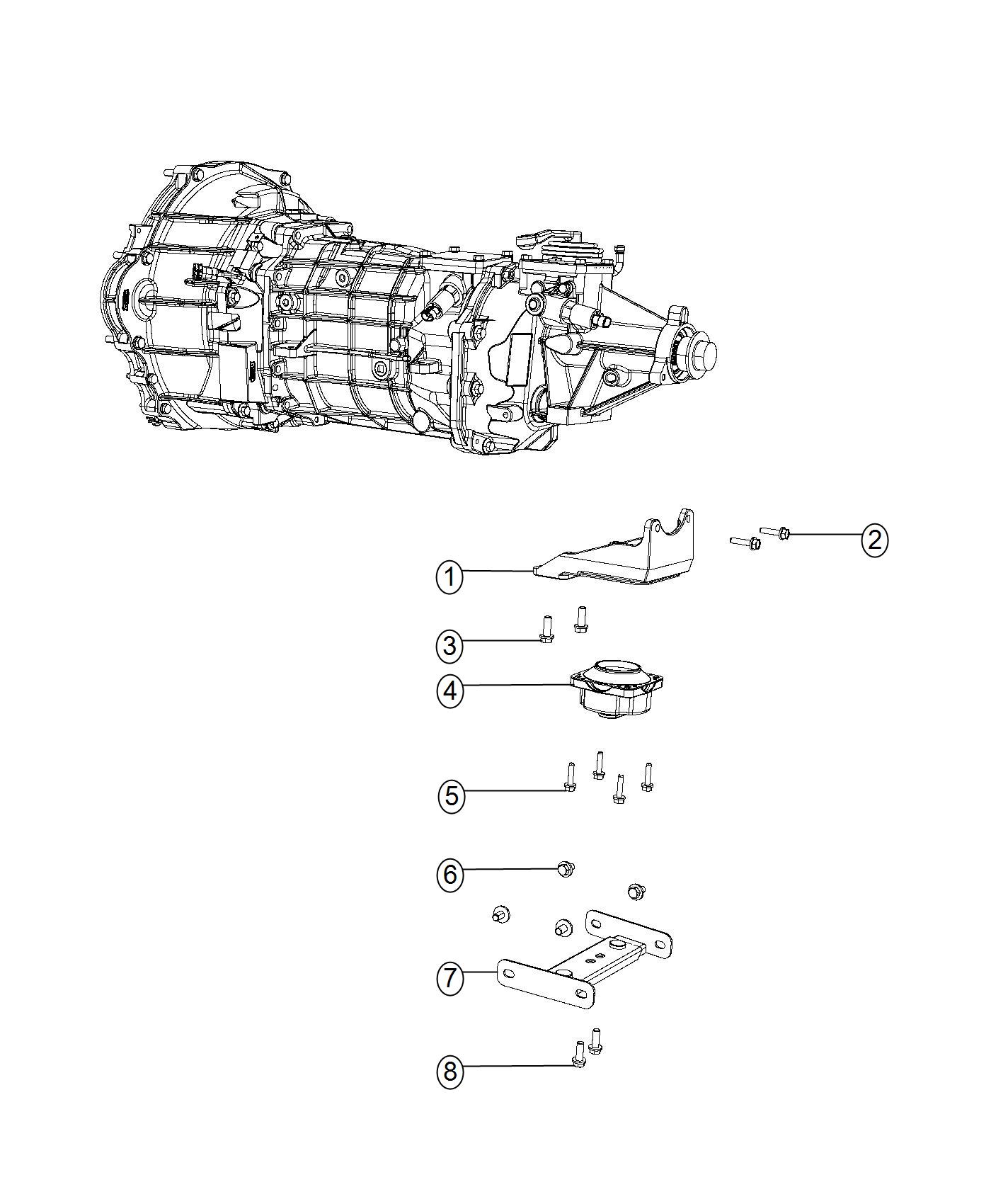 Diagram Mounting Support. for your 1999 Chrysler 300  M 