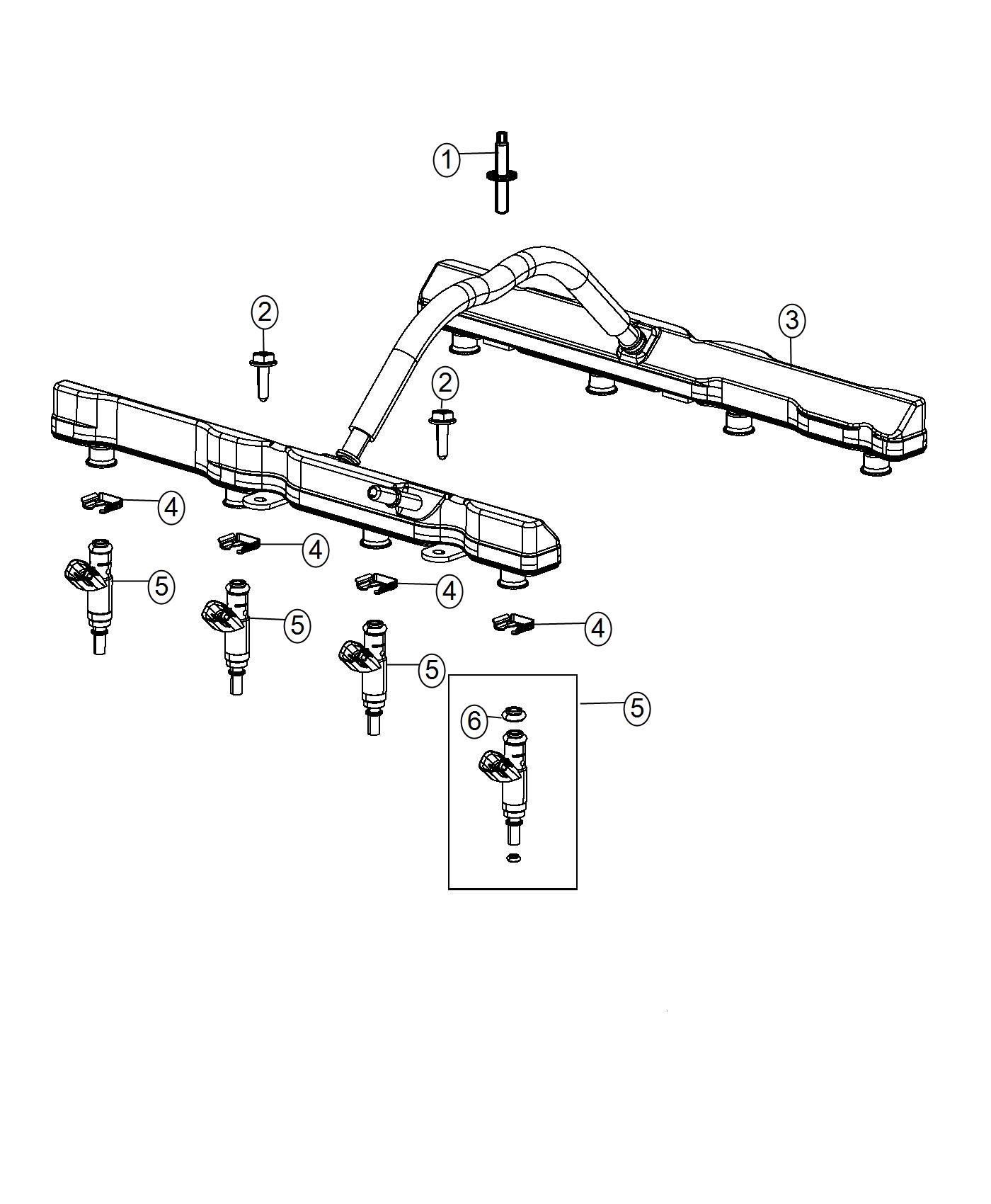 Diagram Fuel Rail. for your Ram 4500  