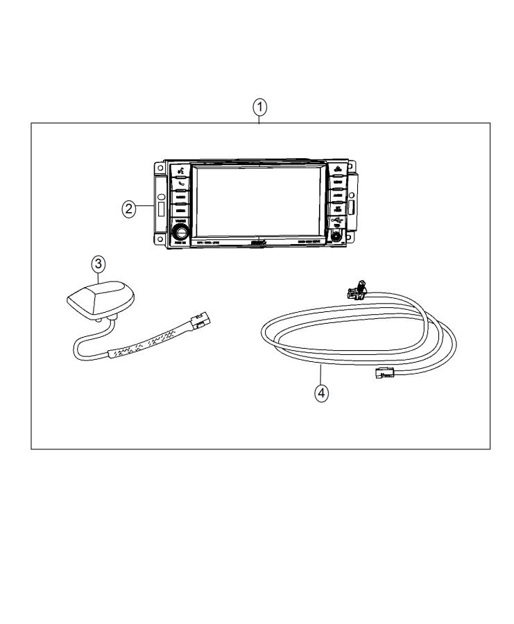 Diagram Navigation Kit. for your Jeep Compass  