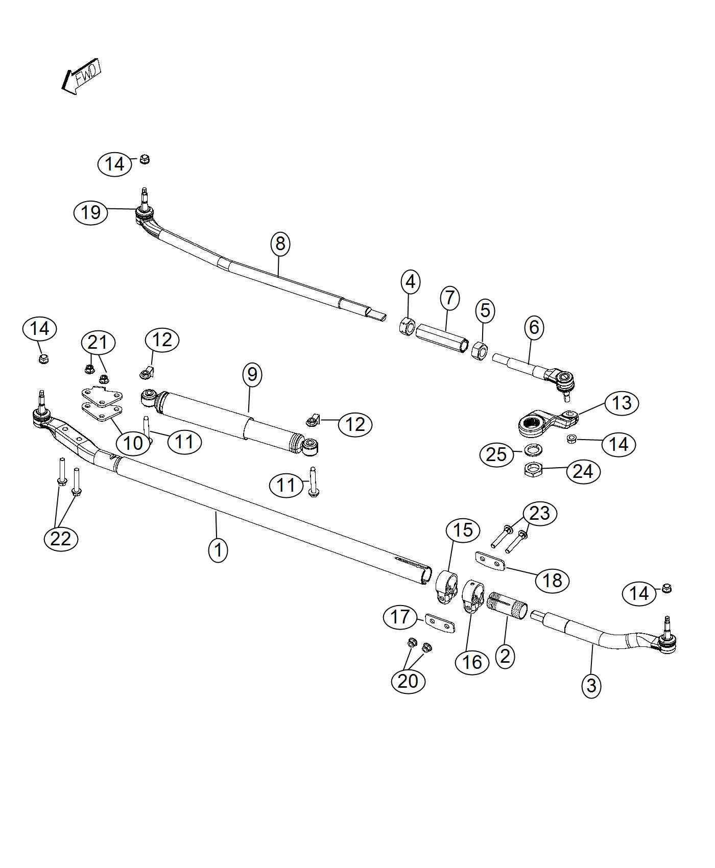 Steering Linkage. Diagram