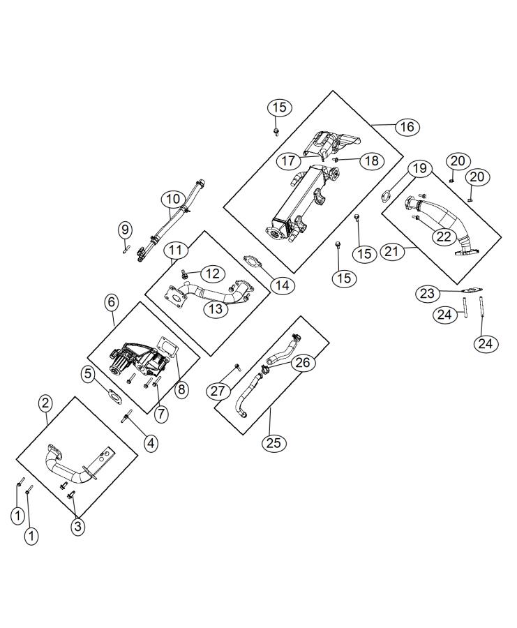 Diagram EGR System. for your Ram 2500  