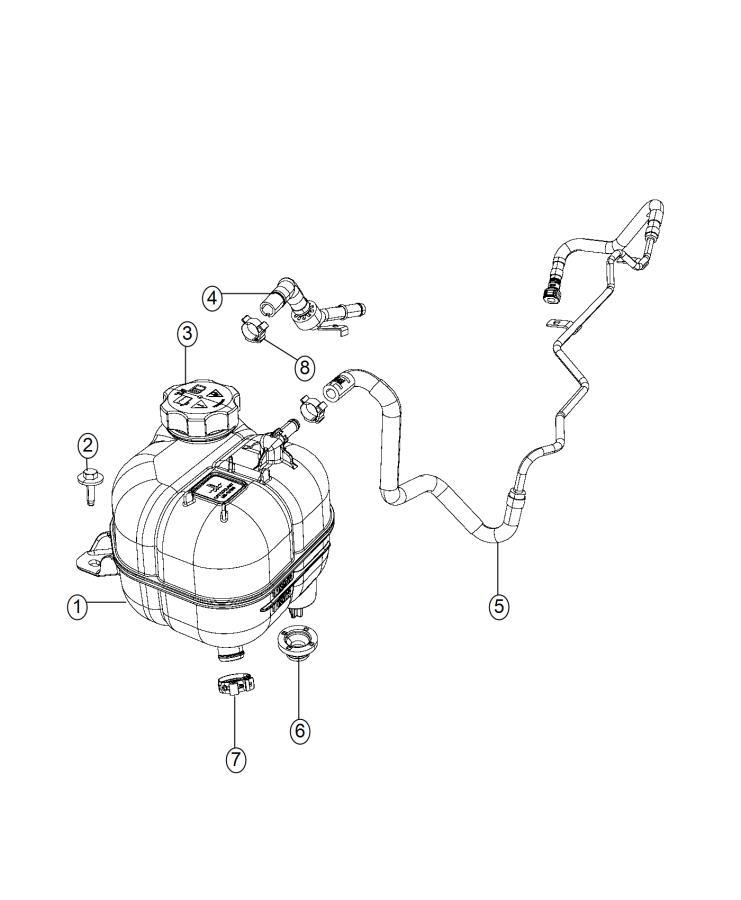 Diagram Coolant Recovery. for your Chrysler