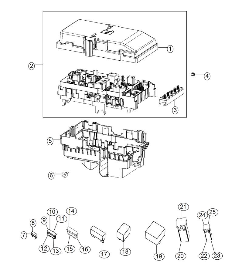 Power Distribution Center, Intelligent. Diagram