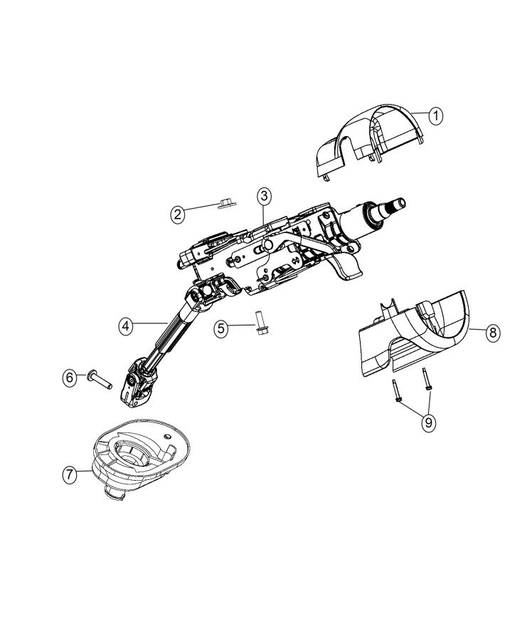 Diagram Steering Column. for your 1999 Chrysler 300  M 