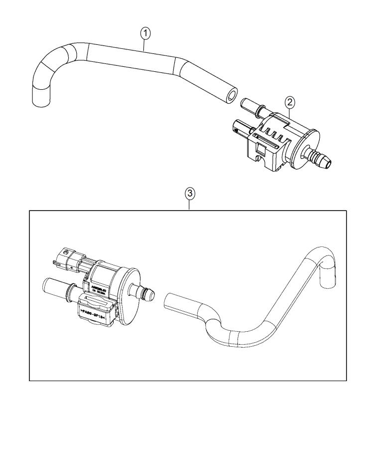 Diagram Emission Control Vacuum Harness. for your Chrysler