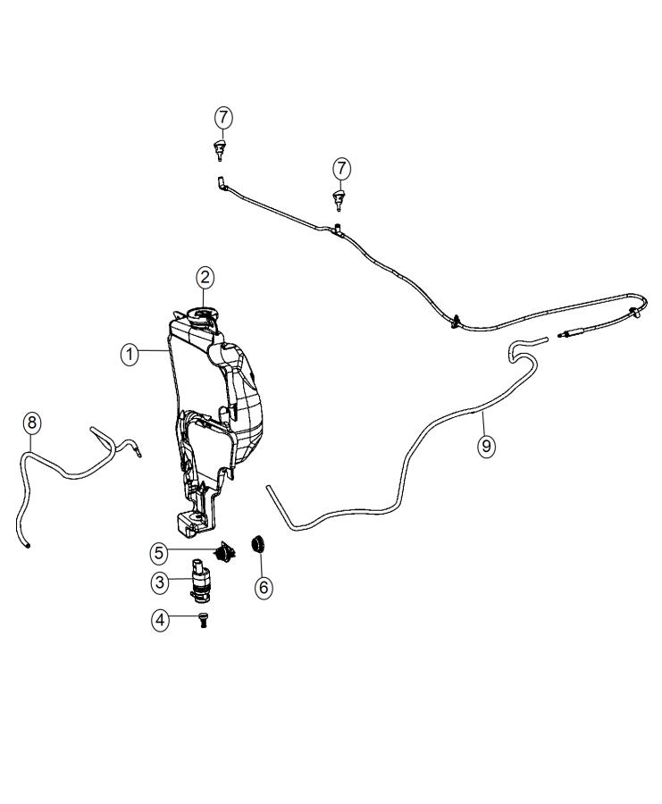 Diagram Front Washer System. for your Ram 5500  