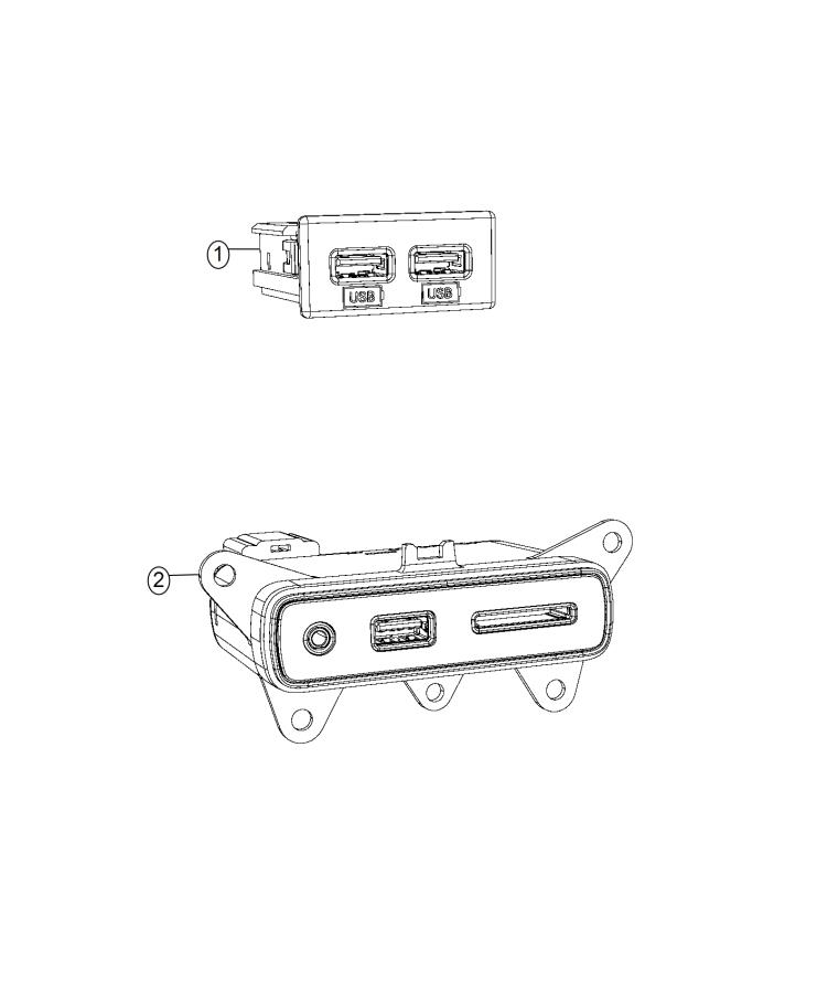 UConnect Media and Charging Centers. Diagram