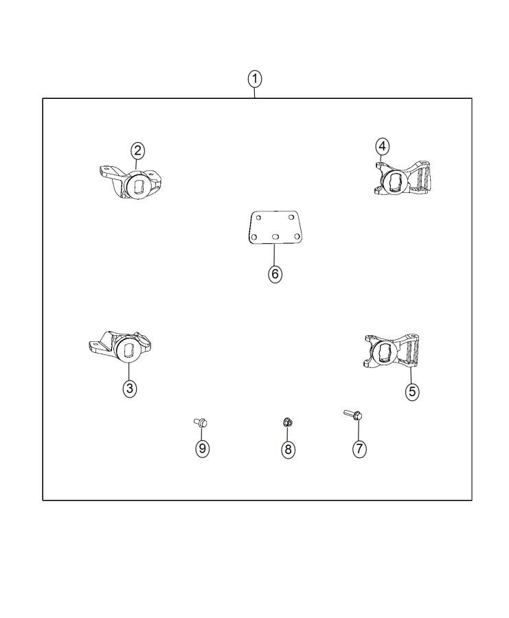 Receiver Kit, Trailer Tow. Diagram