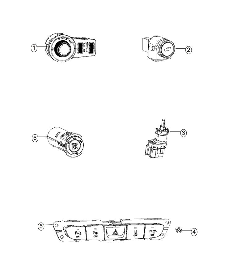 Diagram Switches, Instrument Panel. for your 2012 Dodge Avenger   