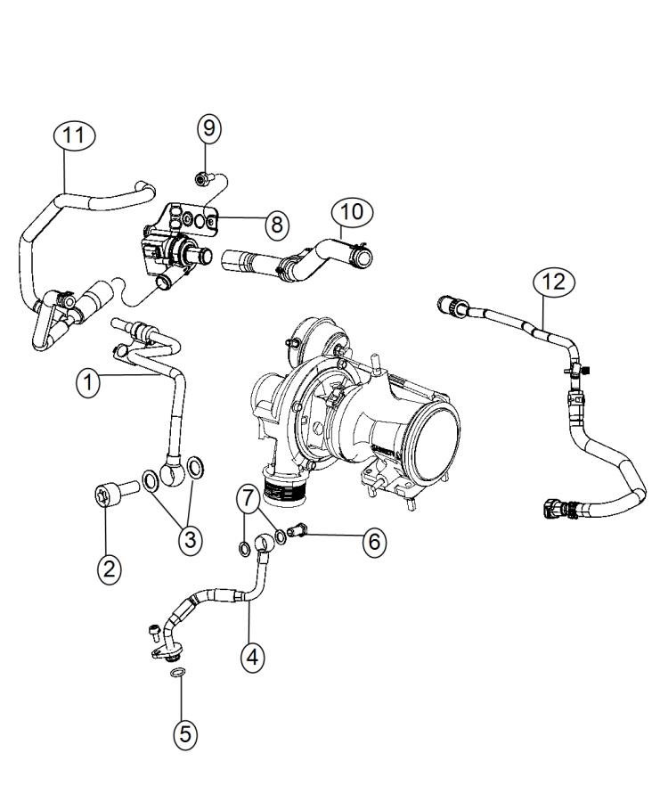 Diagram Turbocharger Cooling System. for your Fiat 500  