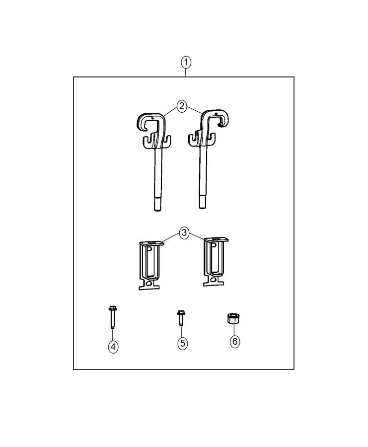 Diagram Hook Kit, Tow. for your Dodge