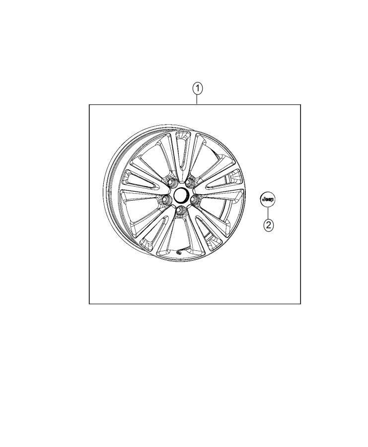 Diagram Wheel Kit. for your Jeep Grand Cherokee  