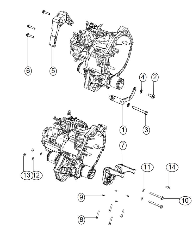 Diagram Mounting Support. for your Chrysler 300  M