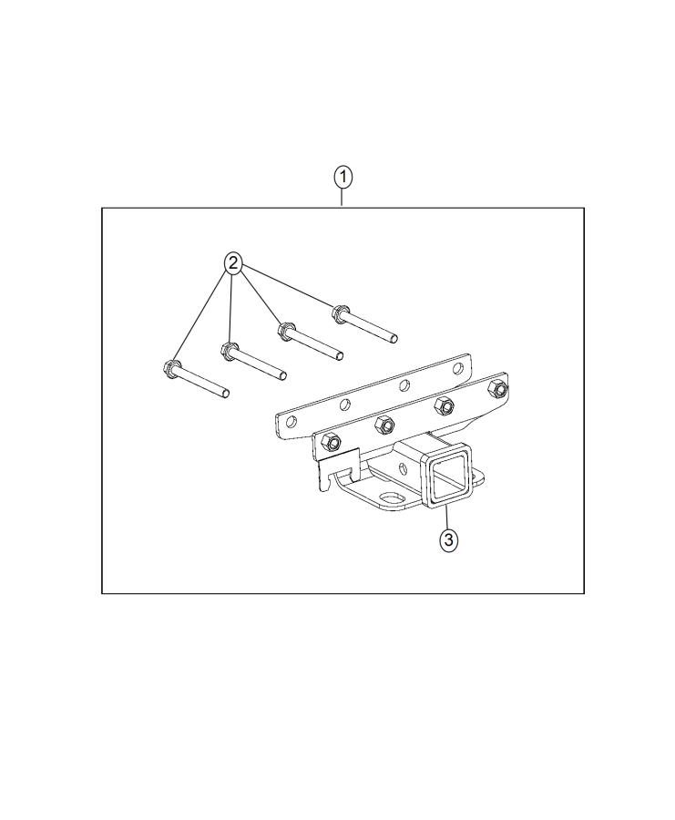 Receiver Kit, Trailer Tow. Diagram