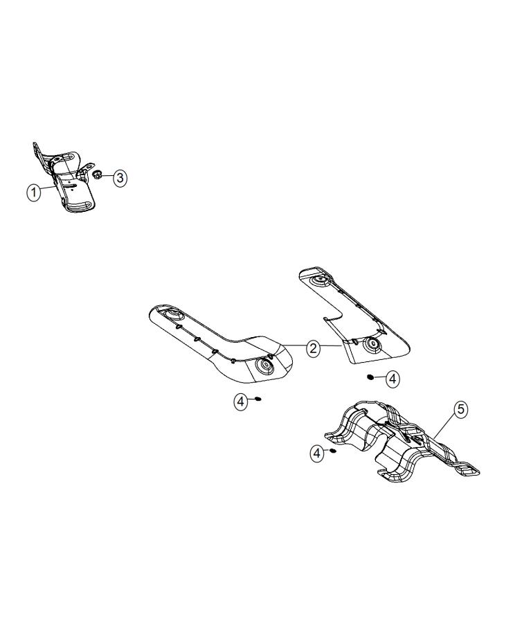 Exhaust System Heat Shields. Diagram