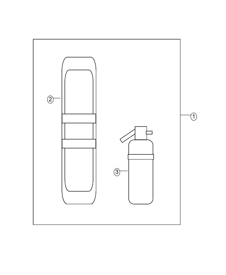 Diagram Emergency Kit. for your Dodge