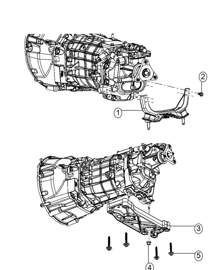 Transmission Mount. Diagram