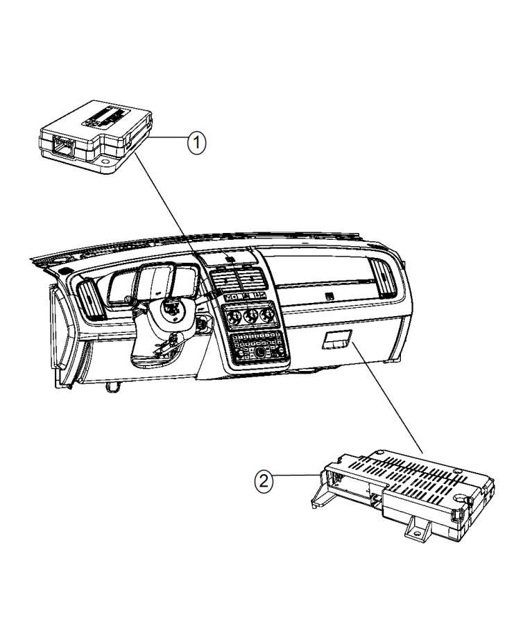 Diagram Modules, Instrument Panel. for your 2013 Chrysler 300   