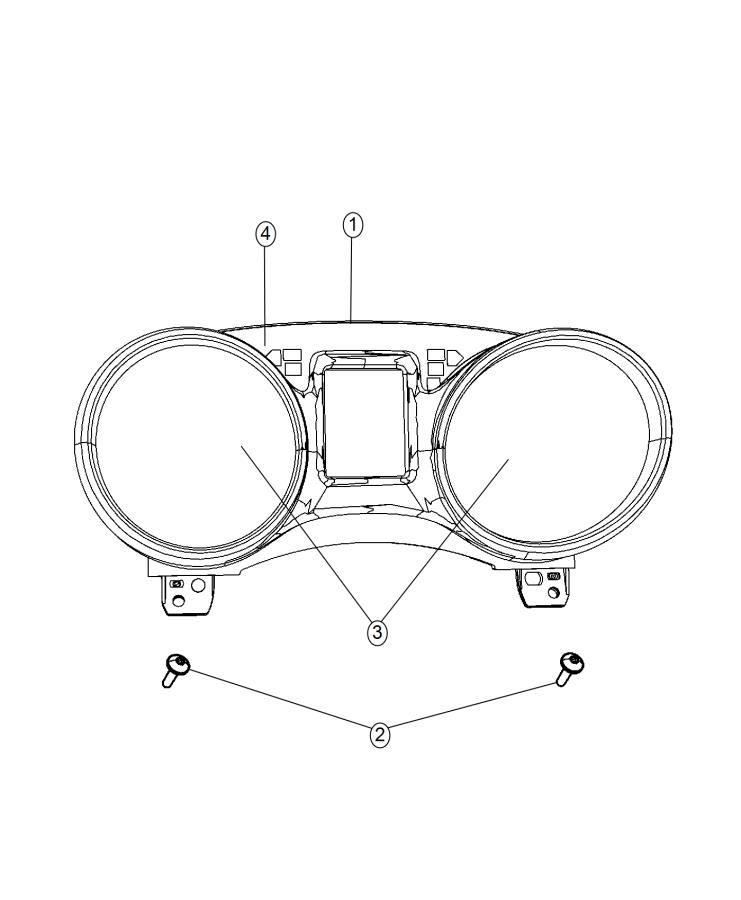 Diagram Cluster Instrument Panel. for your 2000 Chrysler 300  M 