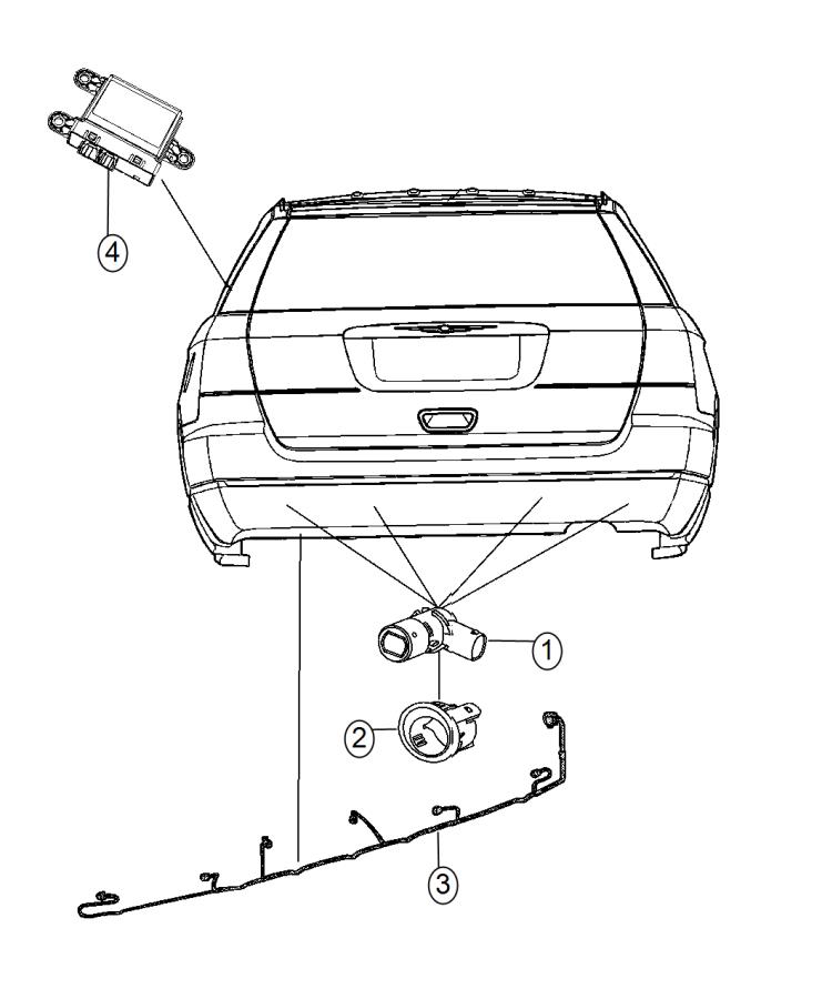 Diagram Park Assist. for your 2005 Ram 1500   