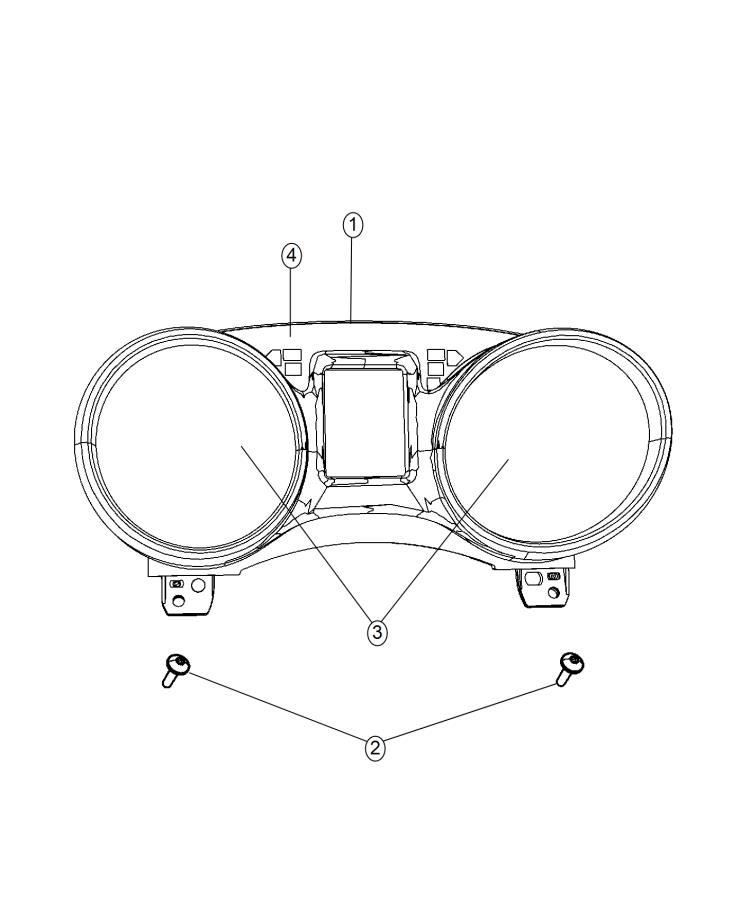 Diagram Cluster, Instrument Panel. for your 2000 Chrysler 300  M 