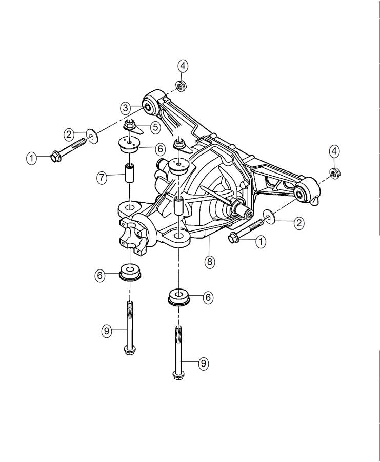 Diagram Axle Assembly. for your Chrysler 300  M