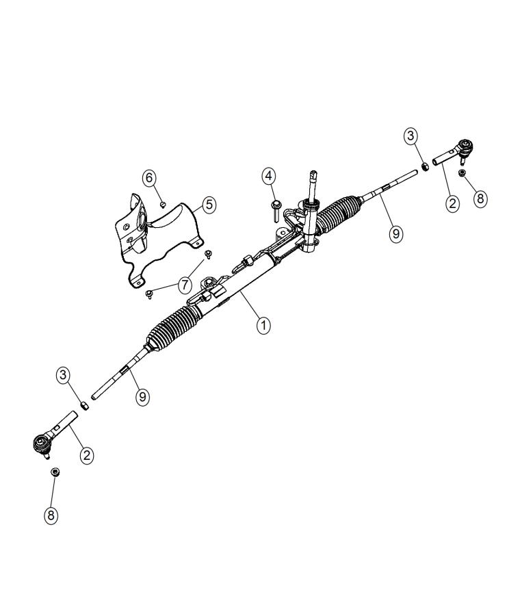 Diagram Steering Gear. for your Dodge Journey  