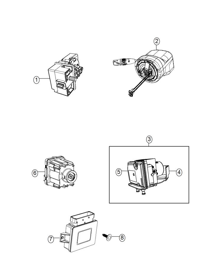 Modules, Brakes, Suspension, and Steering. Diagram