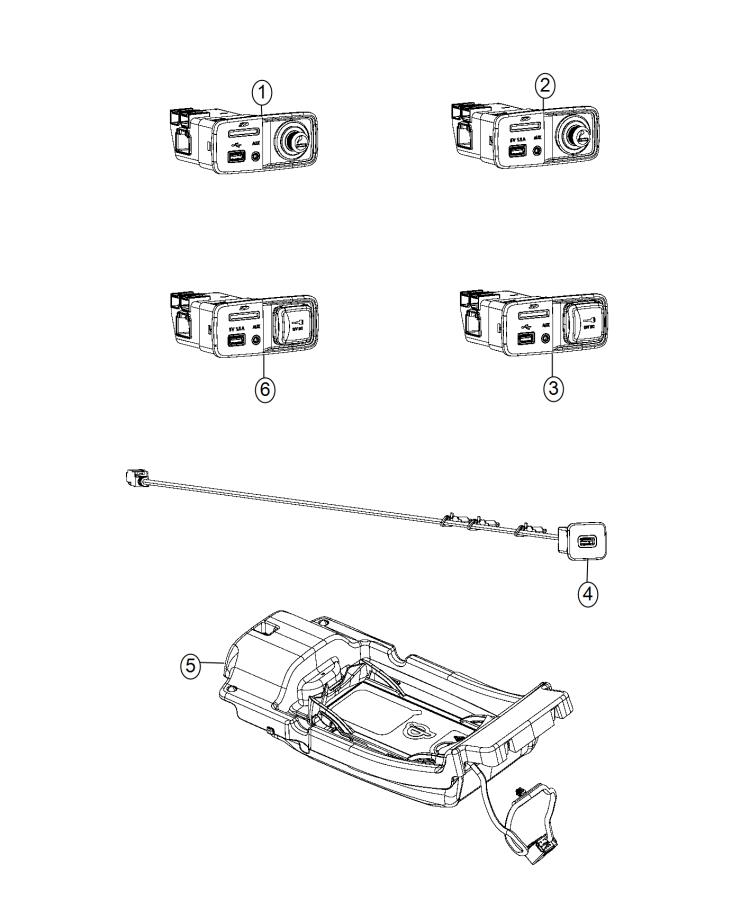 UConnect Media and Charging Centers. Diagram