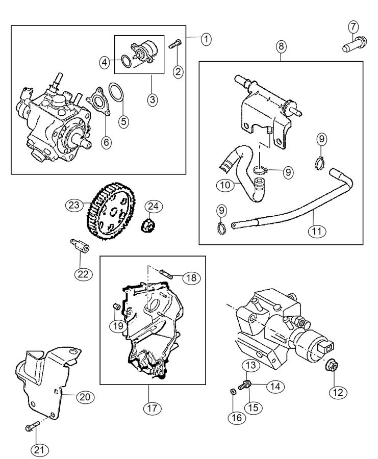 Diagram Fuel Injection Pump. for your 2004 Dodge SPRINTER   