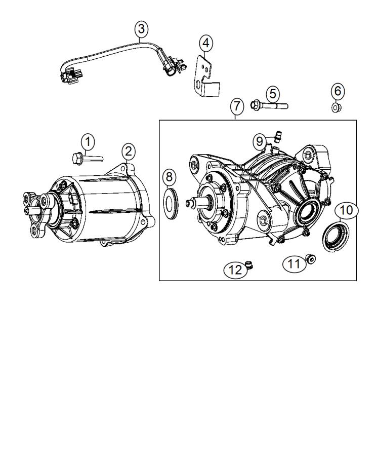 Diagram Axle Assembly. for your 2014 Dodge Journey  R/T 