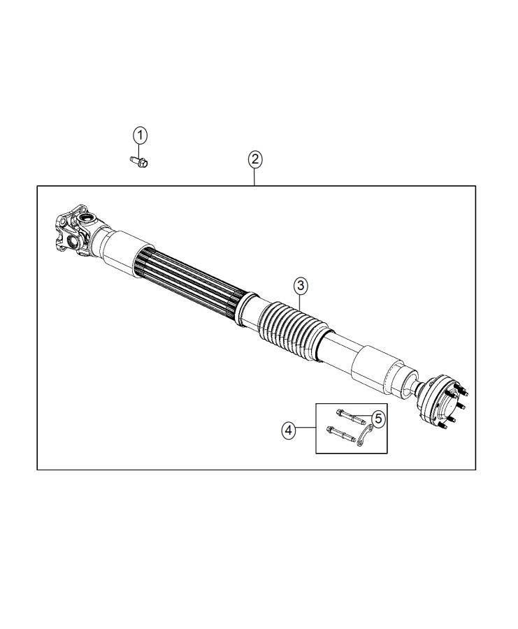 Jeep Wrangler Shaft. Drive. Front. Export. [6-speed manual - 52123907AC ...