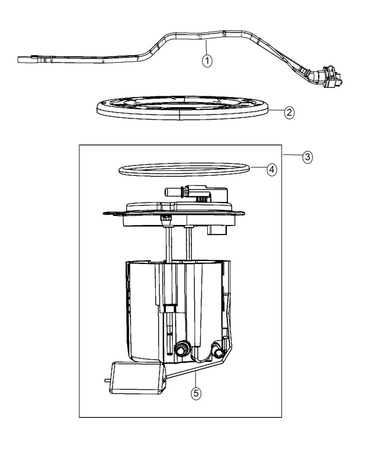 Diagram Fuel Pump Module. for your Jeep