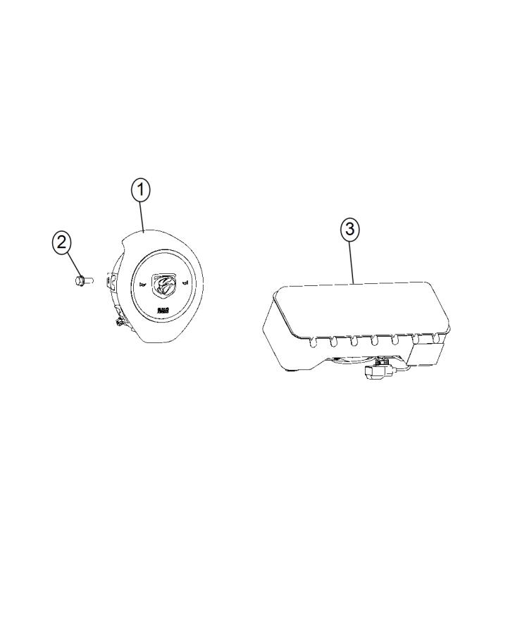 Diagram Air Bags. for your 2010 Dodge Challenger   