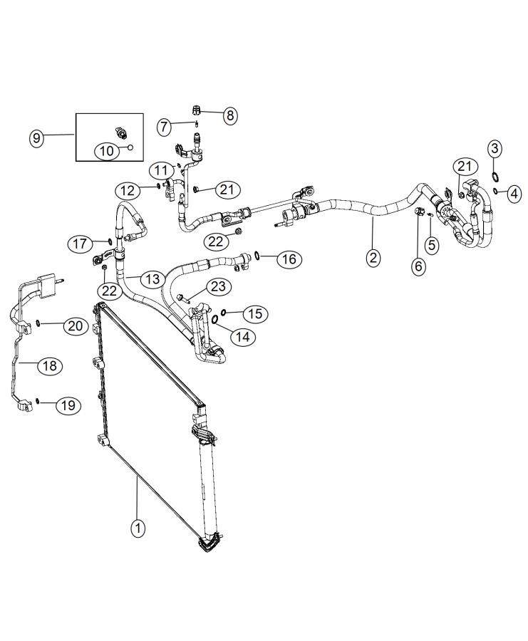 Diagram Air Conditioning Plumbing. for your 1999 Chrysler 300   